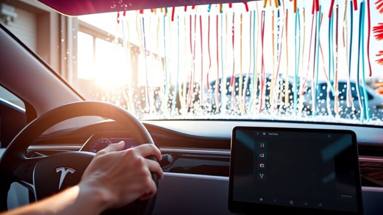activate tesla car wash