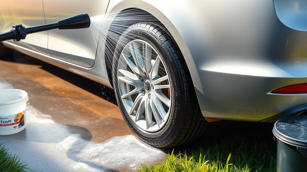 car pressure washing tips