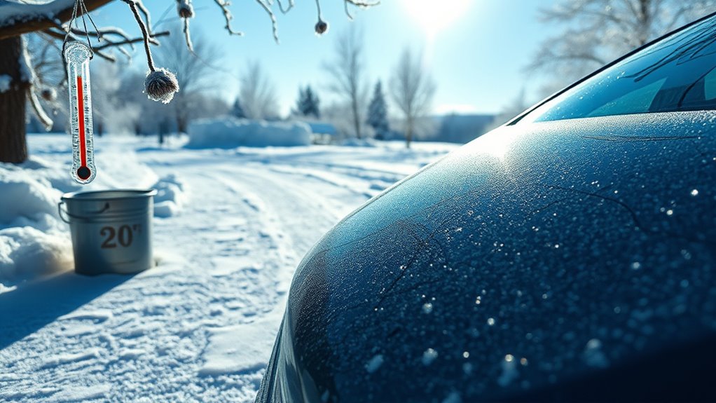 cold weather car washing