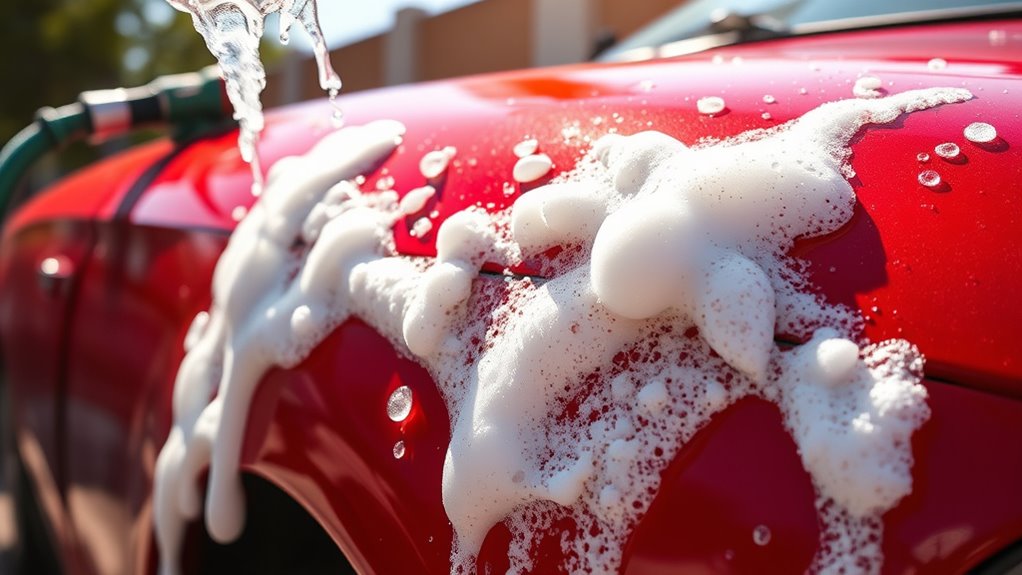 dish soap damages car finish