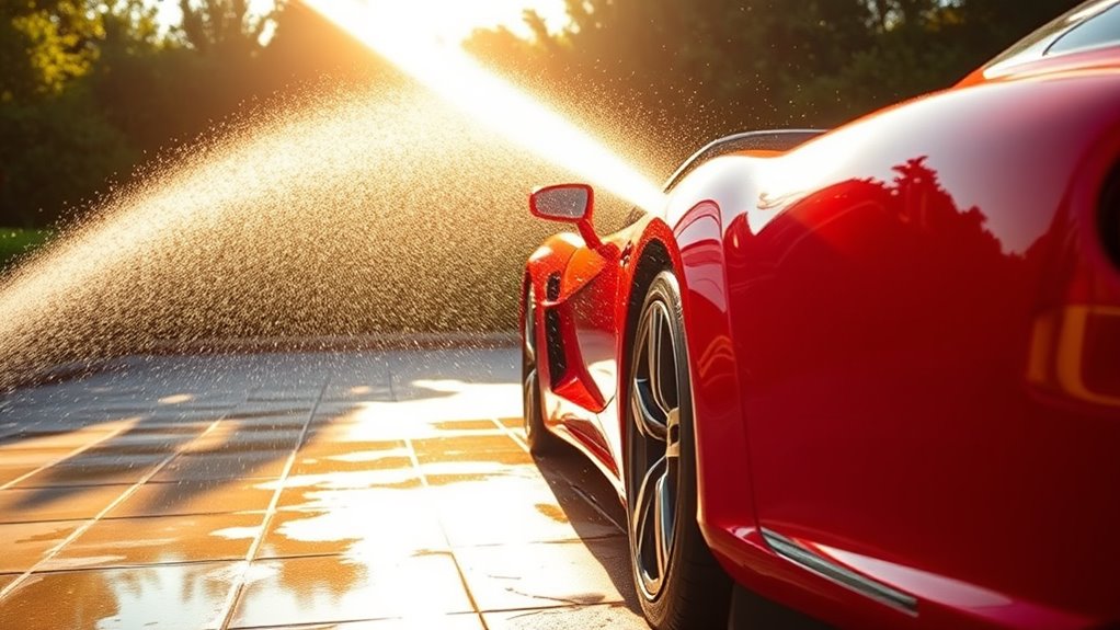 proper technique for car washing
