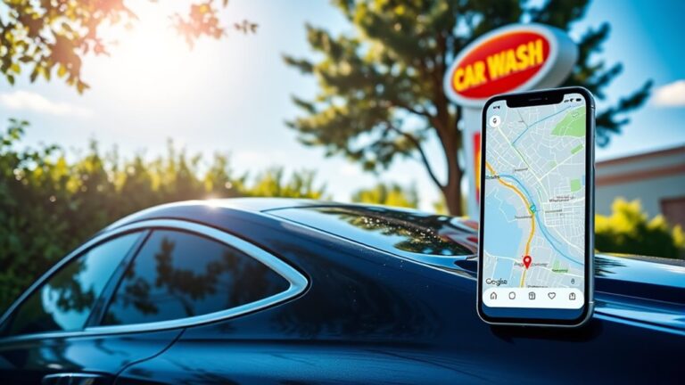 quickly locate nearby car wash