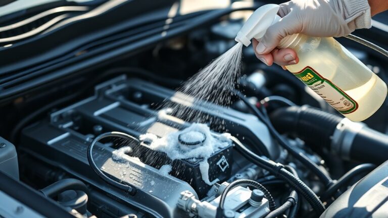 safely clean your engine