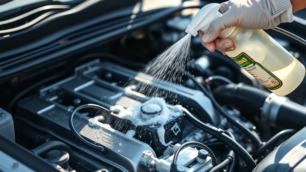 safely clean your engine