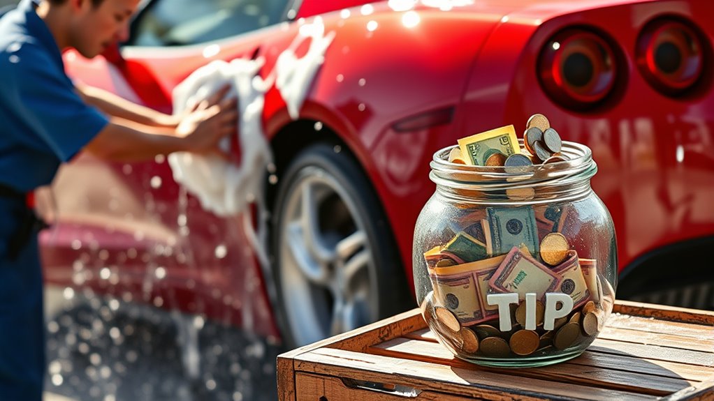 tipping etiquette at car washes