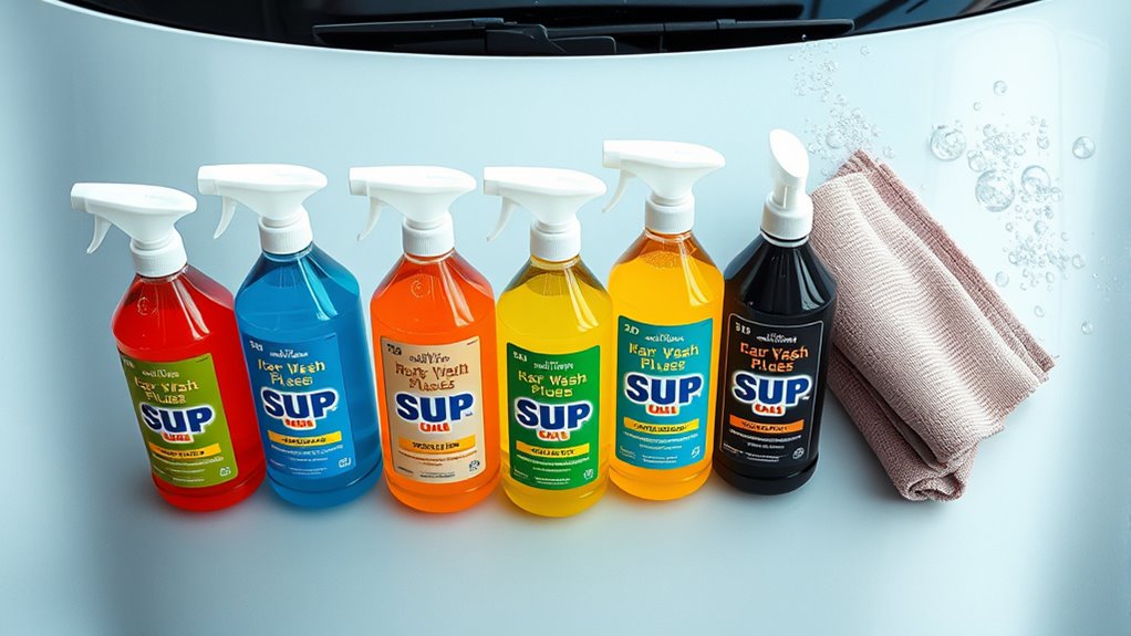 top car wash products