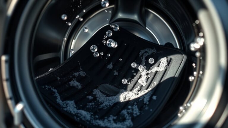wash car mats safely